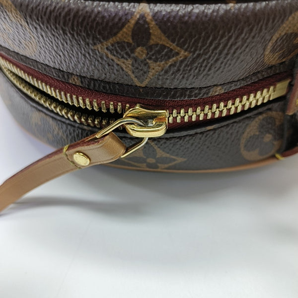 BOITE CHAPEAU PM Monogram Coated Canvas Brown
