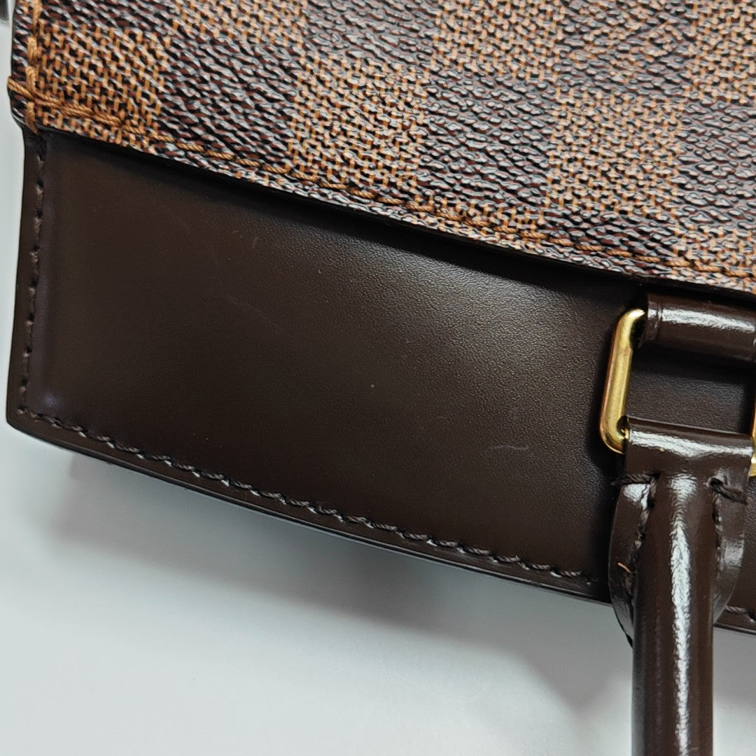 RIVOLI Damier Ebene Coated Canvas Brown