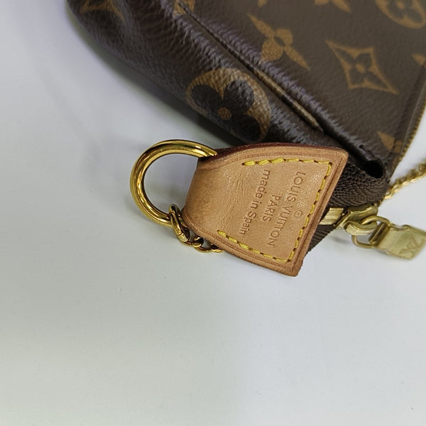 ACCESSOIRES Mini Monogram Coated Canvas Brown