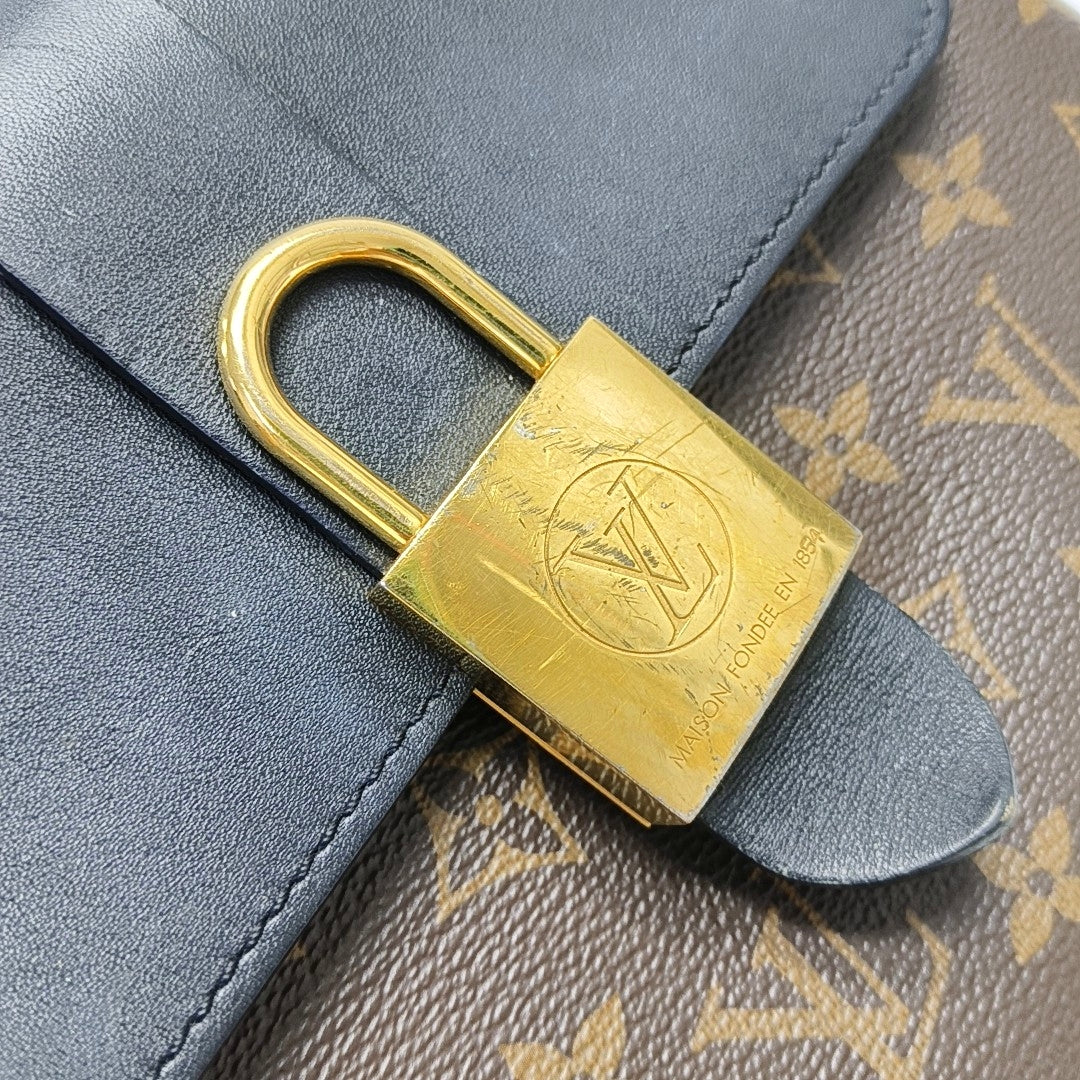 LOCKY BB Monogram Coated Canvas Brown