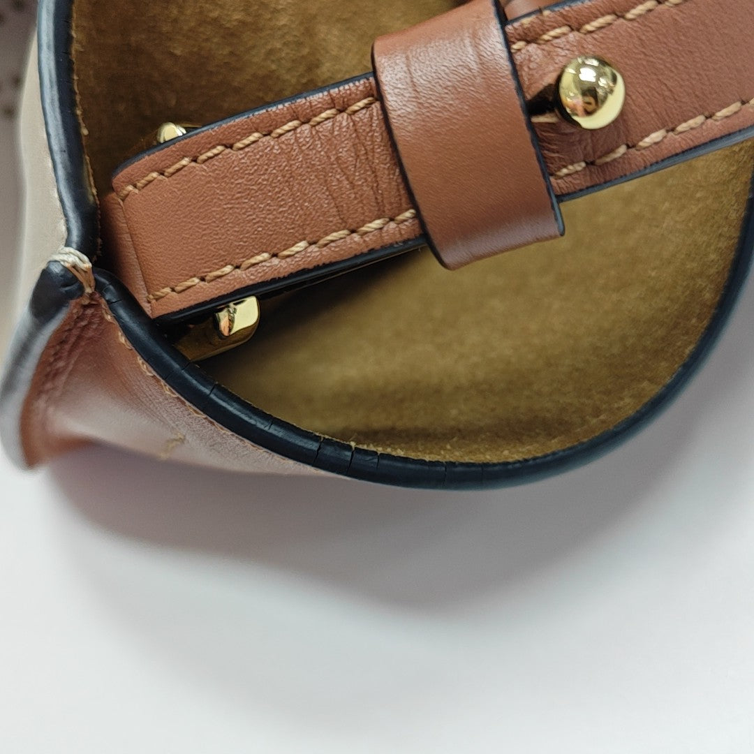 Gate Mini Calfskin White