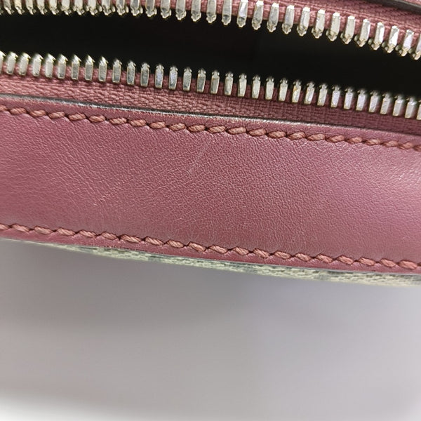 Monogram Coated Canvas Crossbody Bag Brown