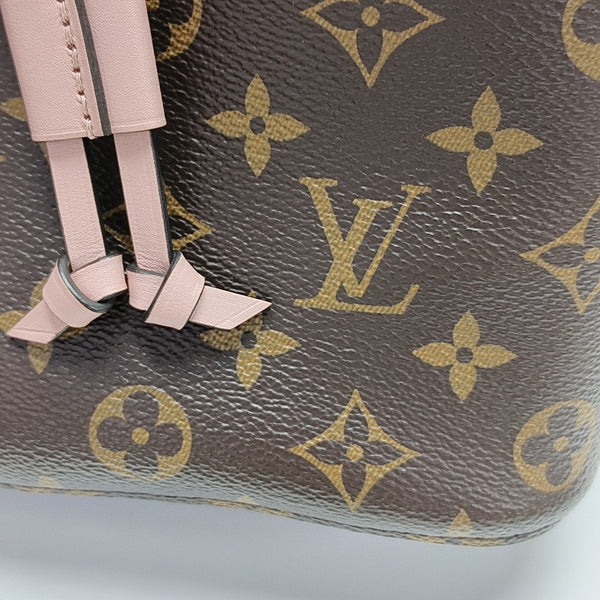 NÉONOÉ MM Monogram Coated Canvas Brown
