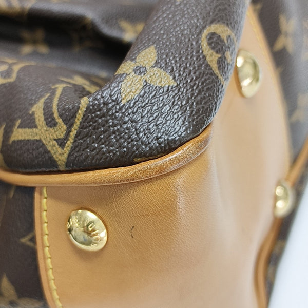 VINTAGE BOETIE PM Monogram Coated Canvas Brown