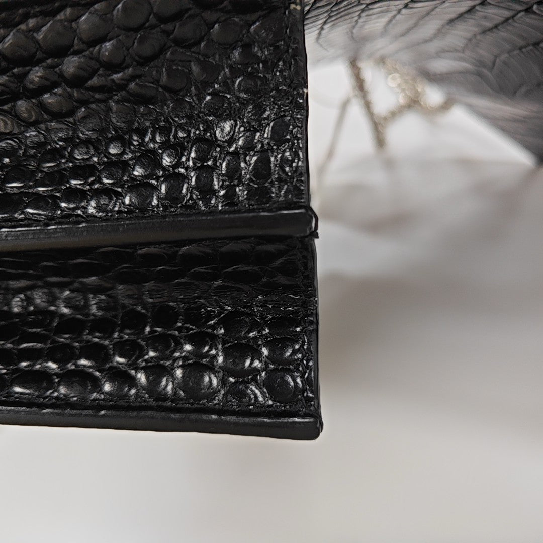SUNSET Medium Calfskin Black