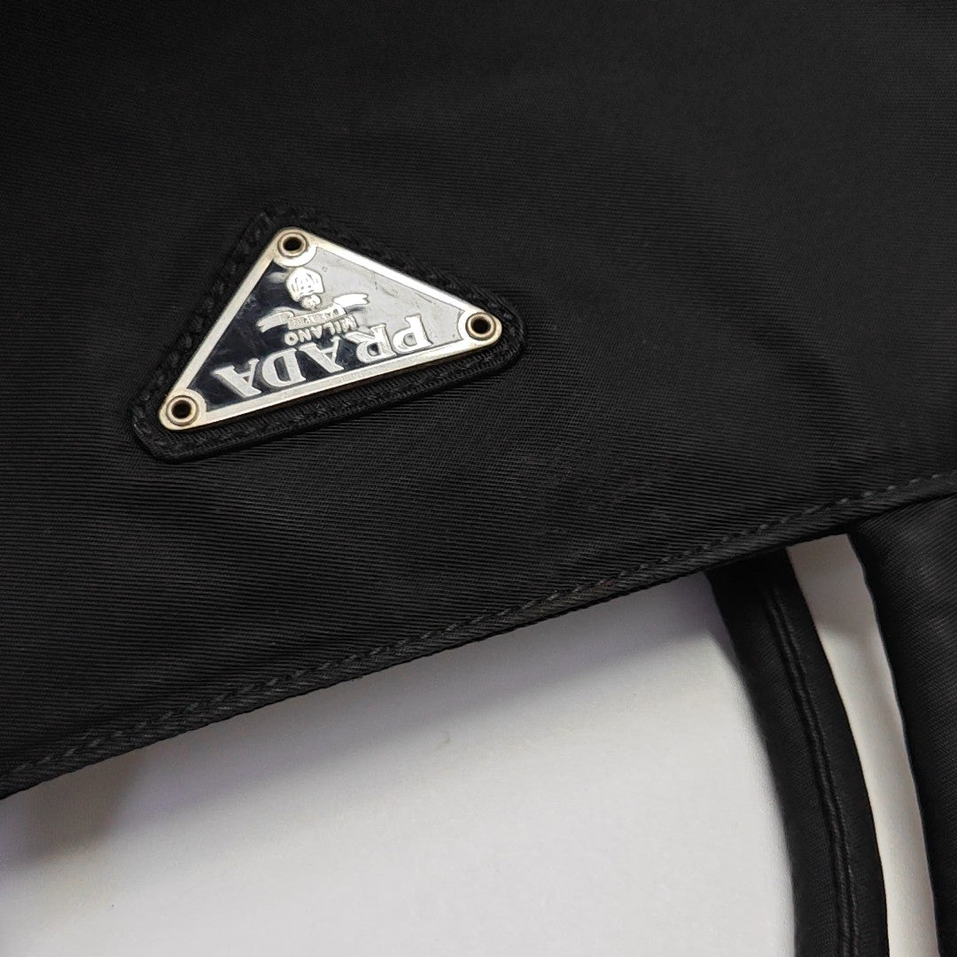 Nylon Tote Bag Black