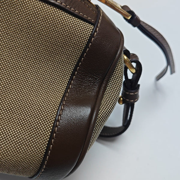 Canvas Shoulder Bag Beige