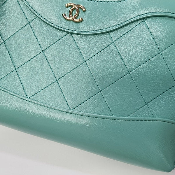 CHANEL 31 Nano Quilted Calfskin Blue