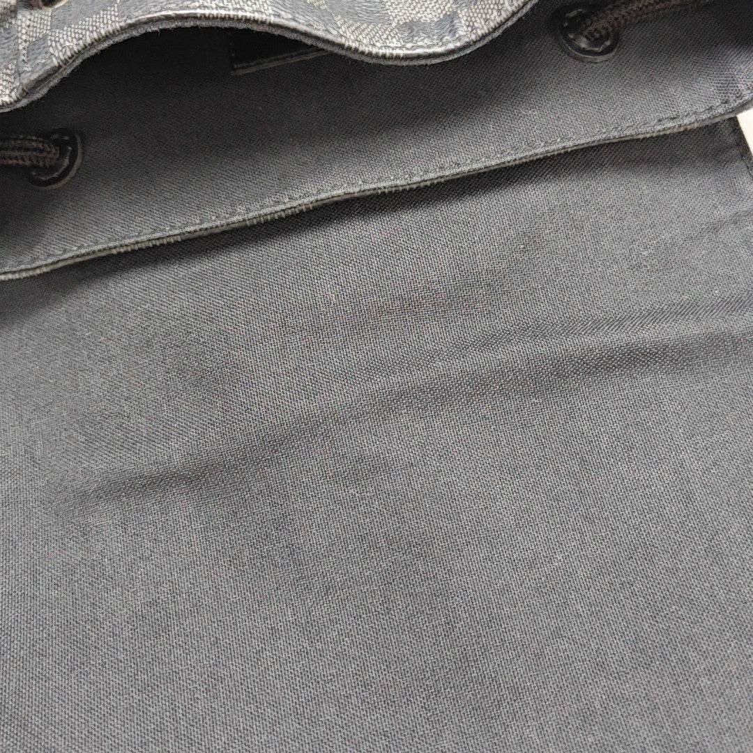 CHRISTOPHER MM Damier Graphite Coated Canvas Gray