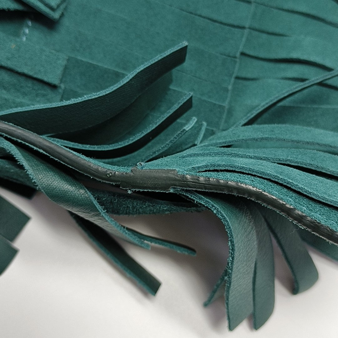 Suede Clutch Green