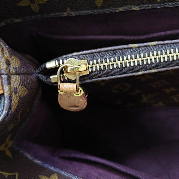 MONTAIGNE Monogram Coated Canvas Brown
