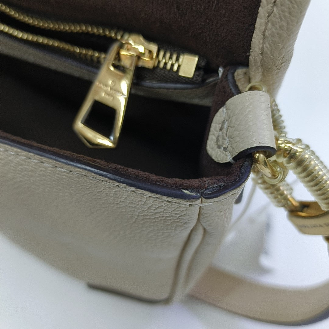 DIANE Monogram Calfskin Beige
