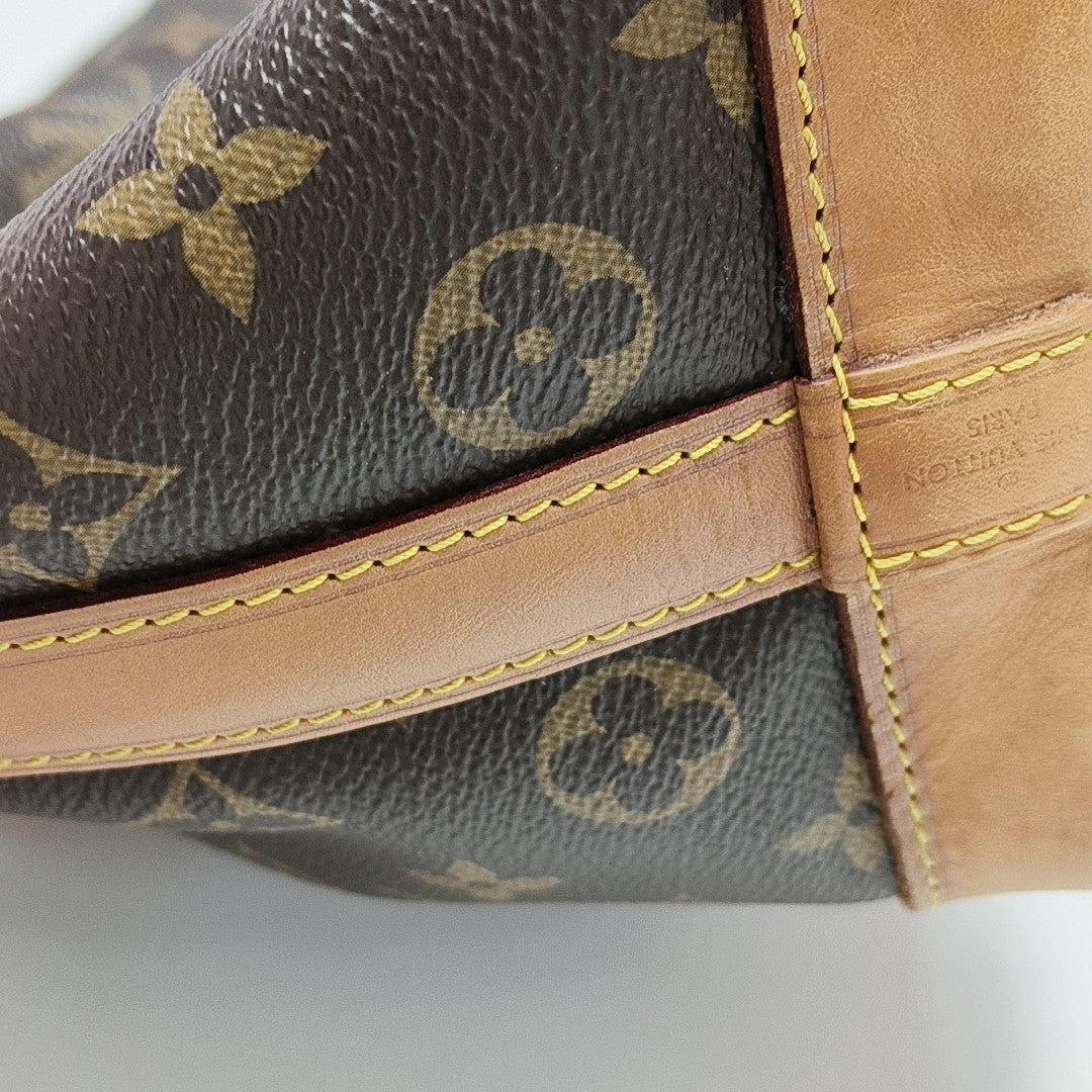 NOÉ BB Monogram Coated Canvas Brown