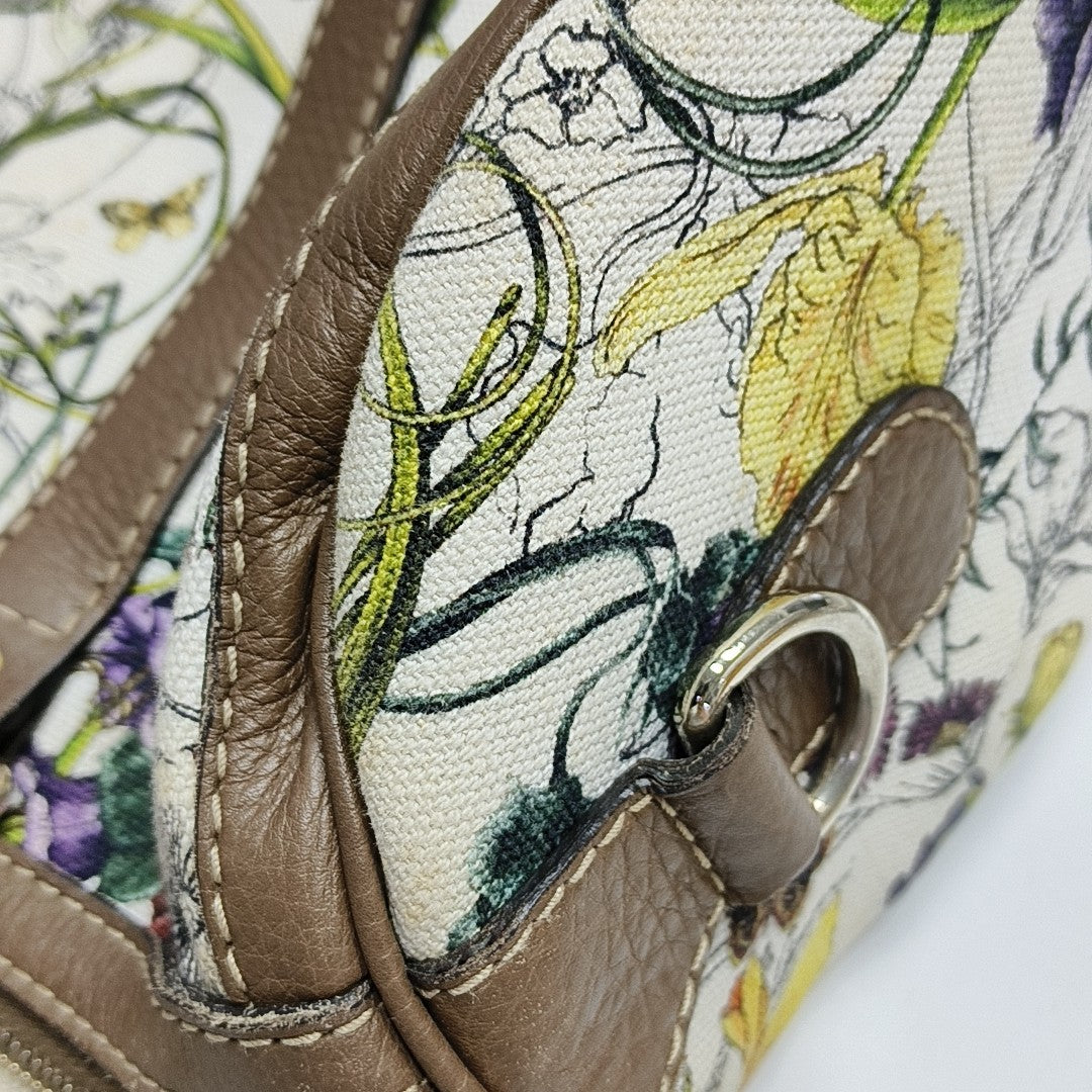 Canvas Shoulder Bag Beige