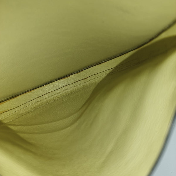 Heel Small Calfskin Yellow