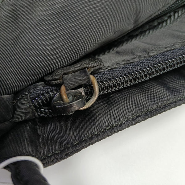 Nylon Top Handle Bag Black