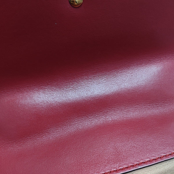GG Marmont Mini Quilted Calfskin Red
