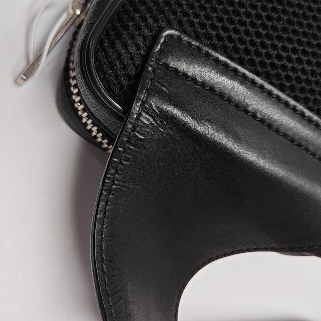 GG Supreme Monogram Coated Canvas Black