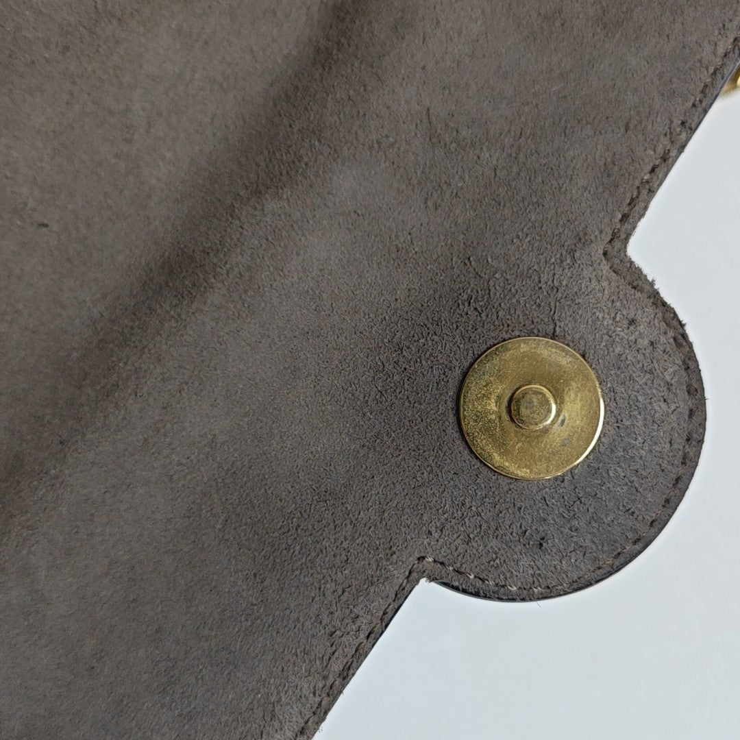 Double F Small Coated Canvas Brown