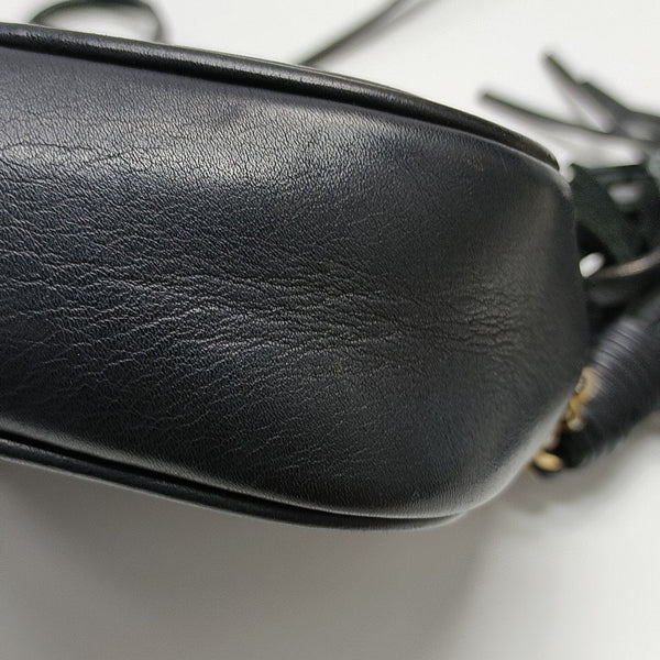 Calfskin Shoulder Bag Black