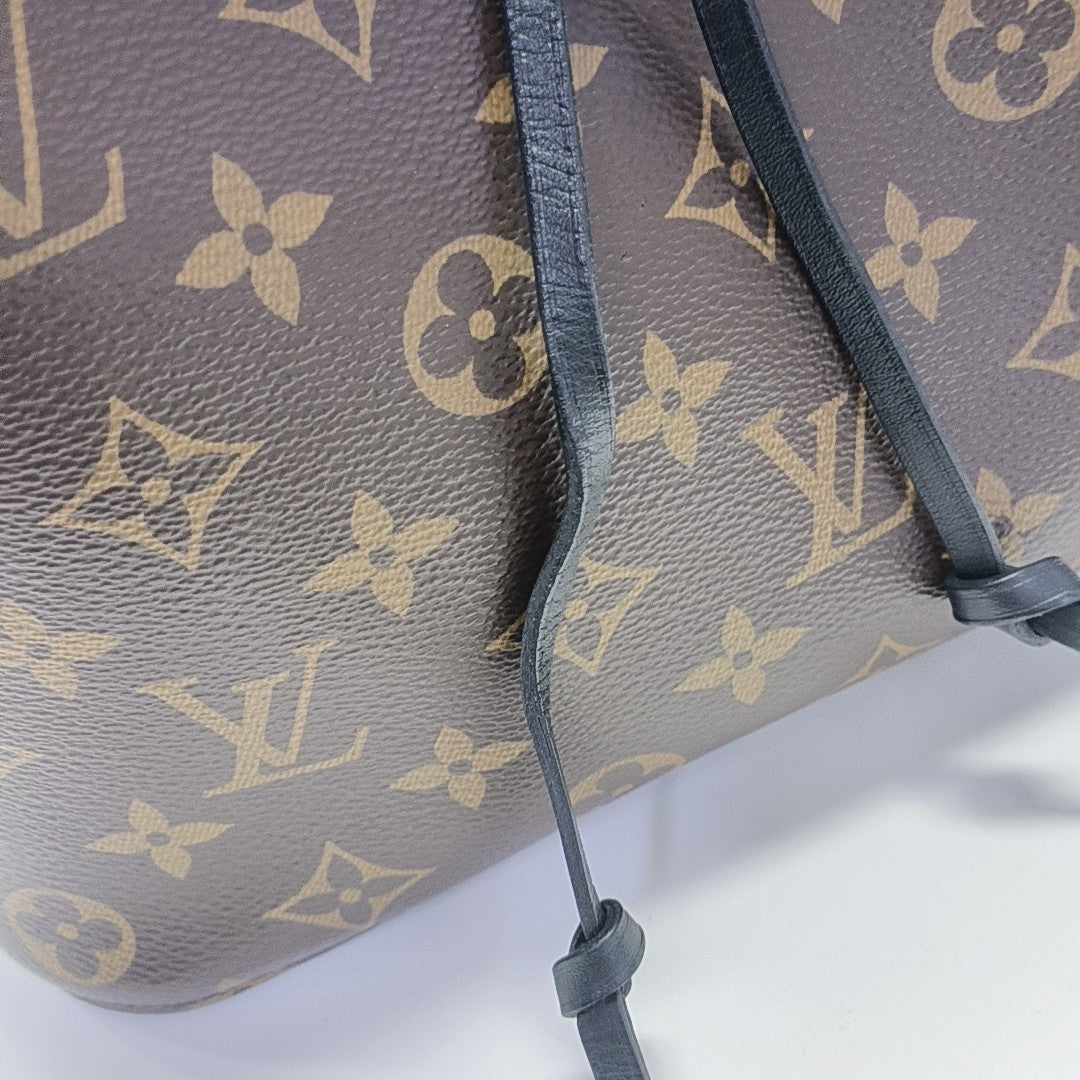 NÉONOÉ MM Monogram Coated Canvas Brown