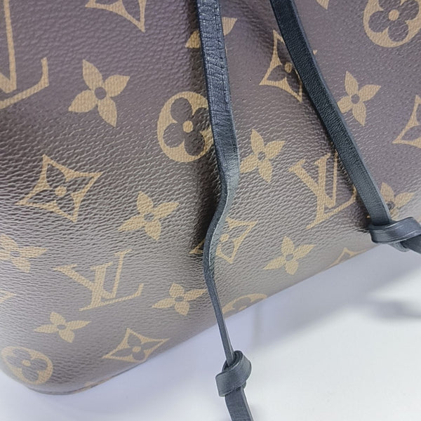 NÉONOÉ MM Monogram Coated Canvas Brown