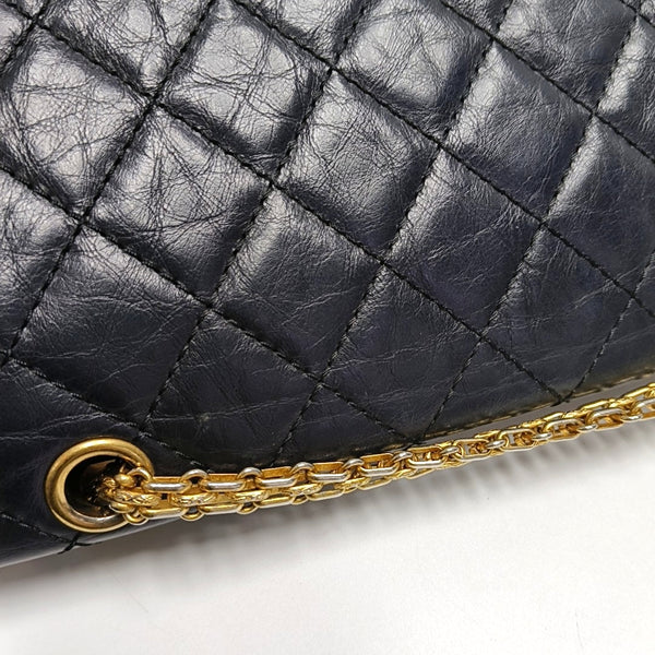 Authenticated pre-owned  2.55 227 (jumbo) Quilted Calfskin Black - Shoulder Bag at Looply