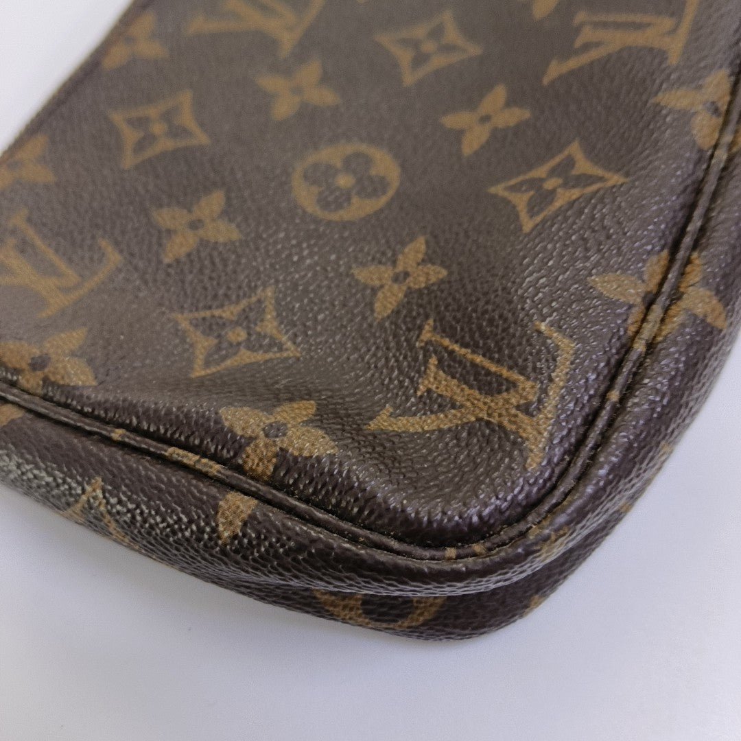 ACCESSOIRES Monogram Coated Canvas Brown