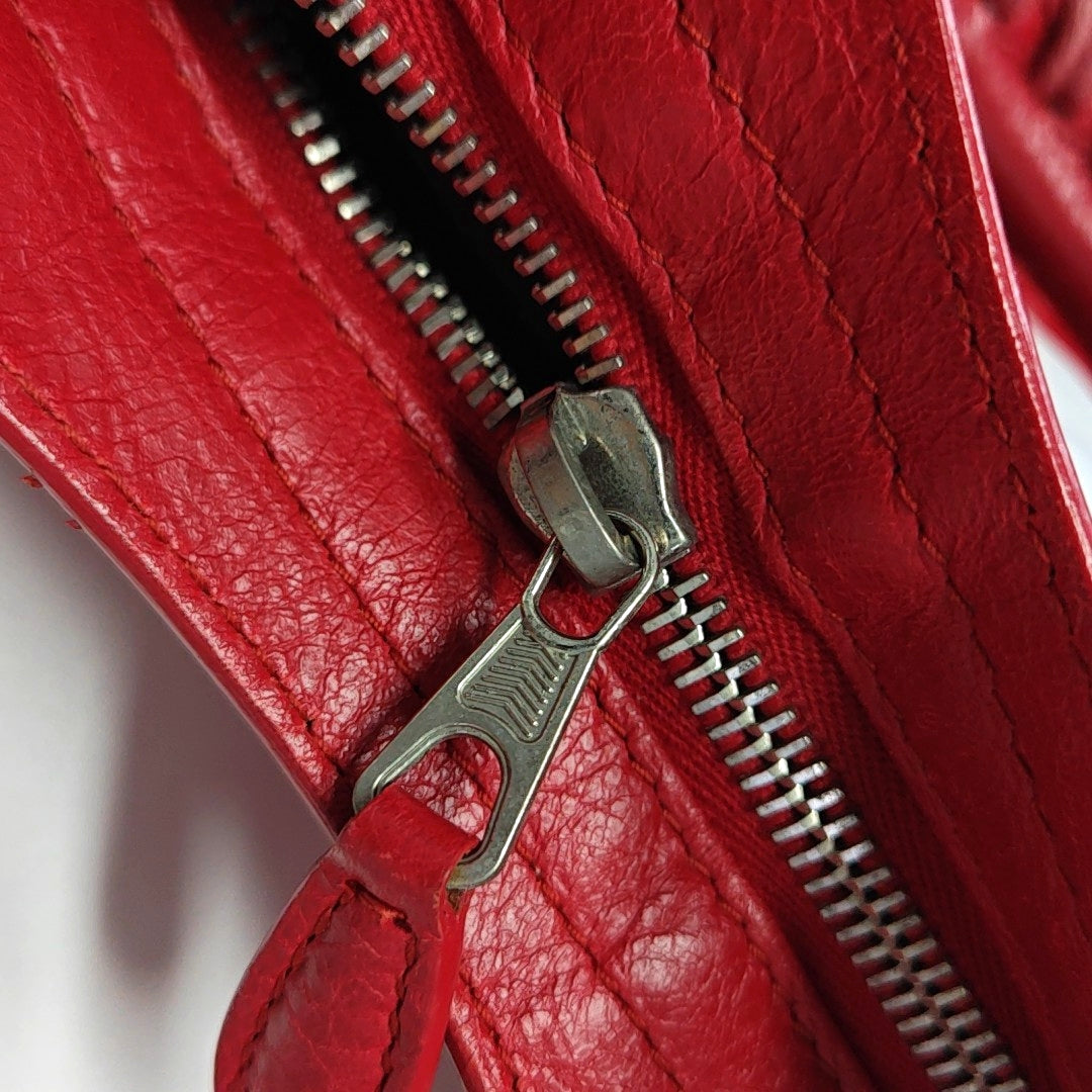 Authenticated pre-owned  Classic City Mini Lambskin Red - Shoulder Bag at Looply
