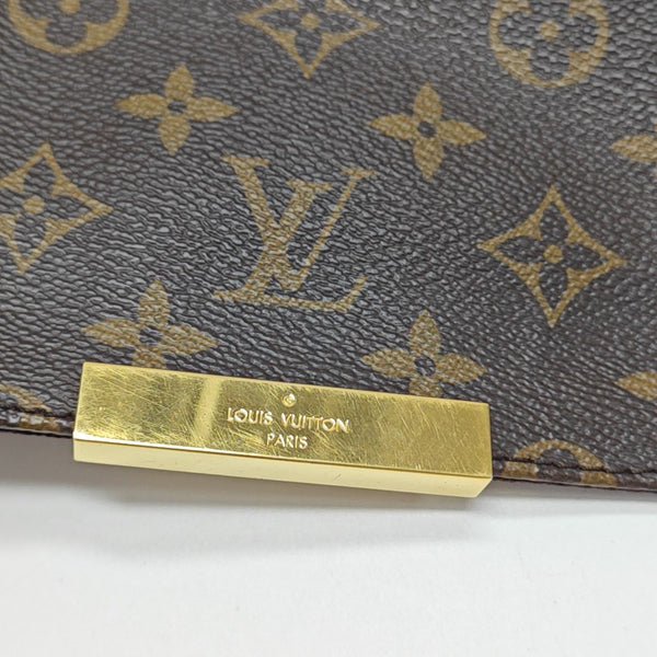 FAVORITE PM Monogram Coated Canvas Brown