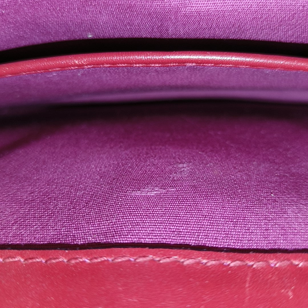 SERPENTI FOREVER Medium Calfskin Red