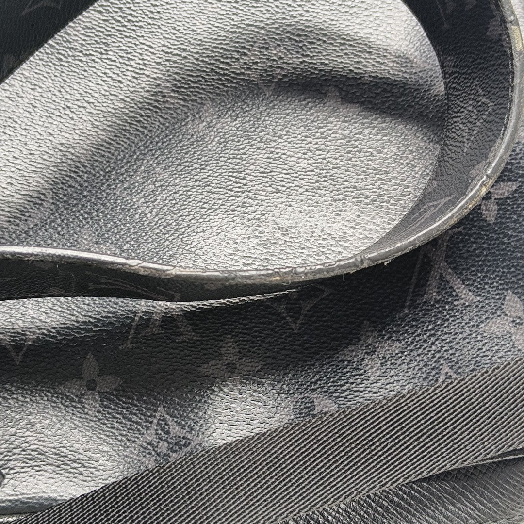 OUTDOOR PM Monogram Coated Canvas Black