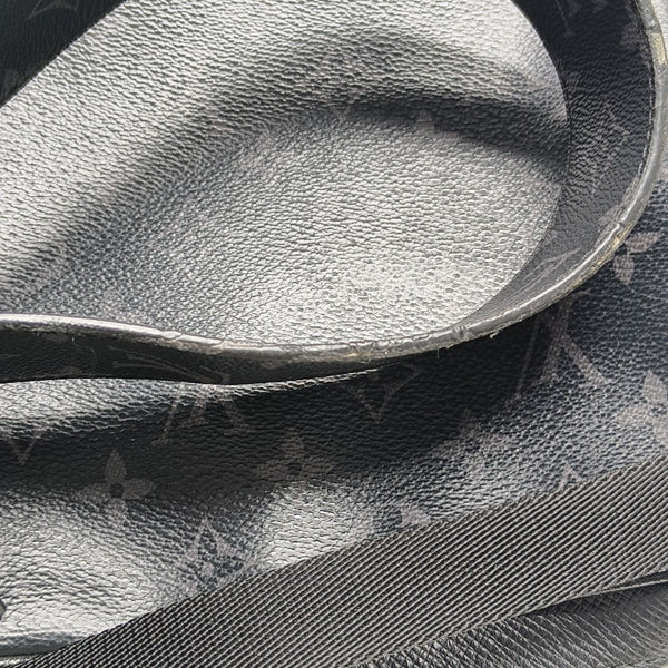 OUTDOOR PM Monogram Coated Canvas Black