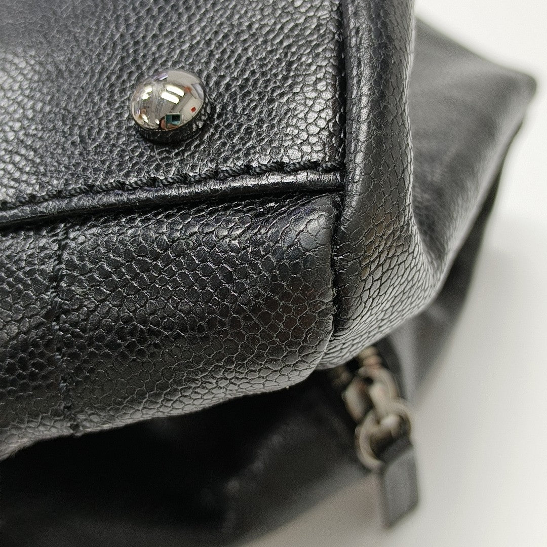 LUXURY LINE Grained Calfskin Black