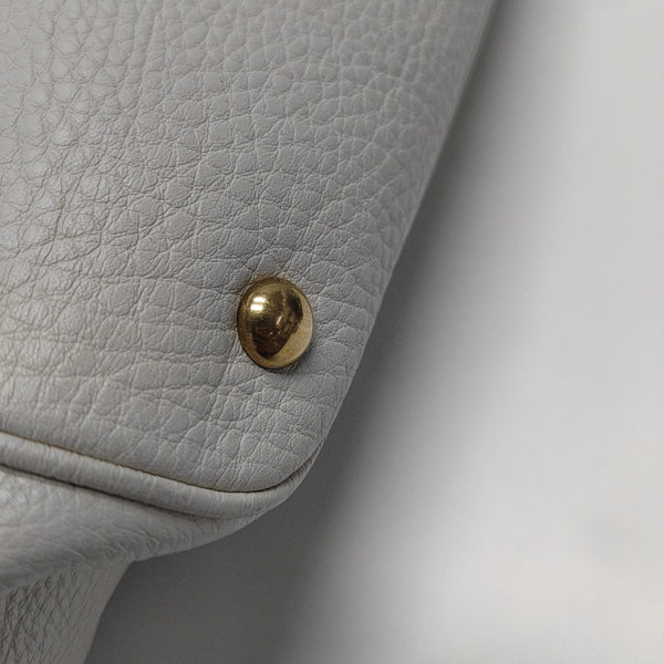Calfskin Shoulder Bag White