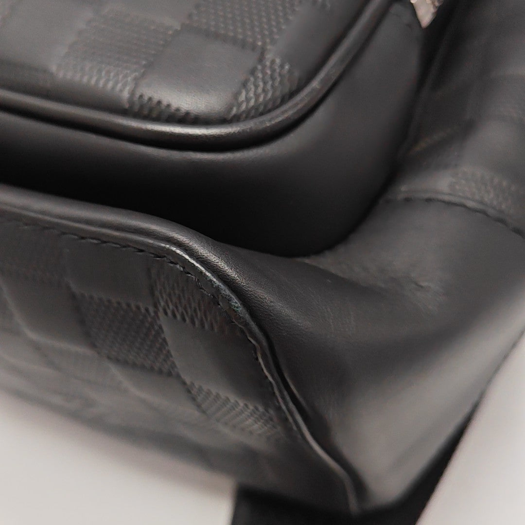 CAMPUS Damier Graphite Calfskin Black