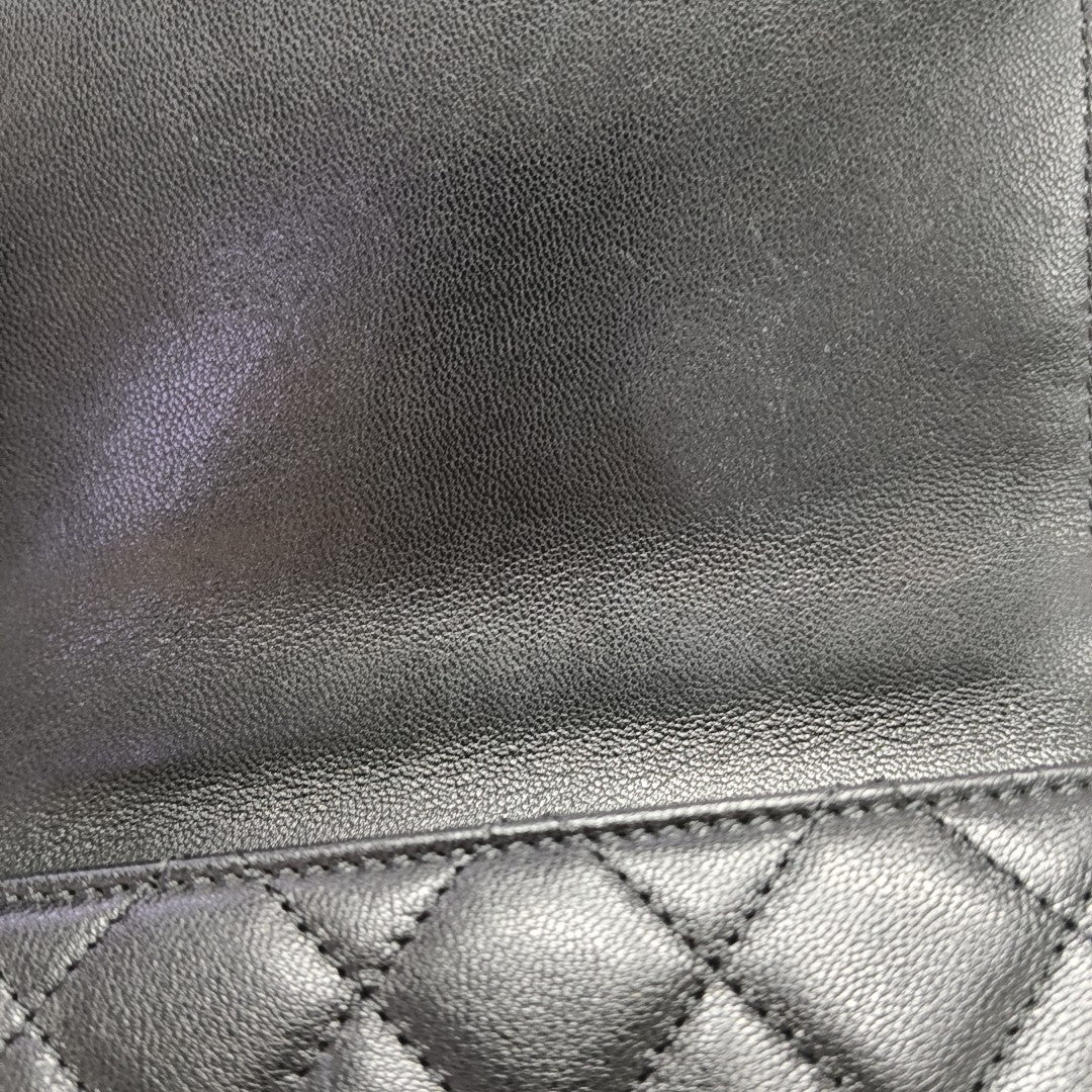 Quilted Lambskin Mini Black