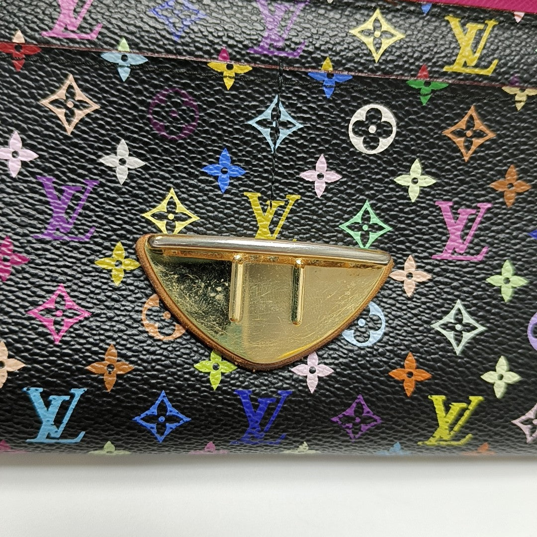 LV × TM KOALA Monogram Coated Canvas Black Wallet