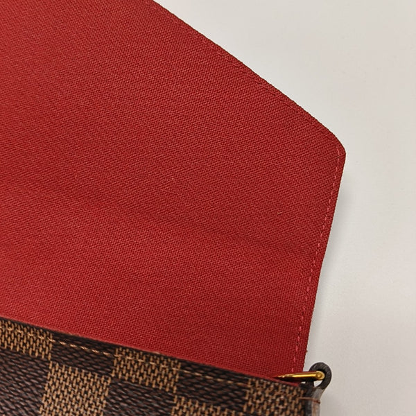FÉLICIE Damier Ebene Coated Canvas Brown