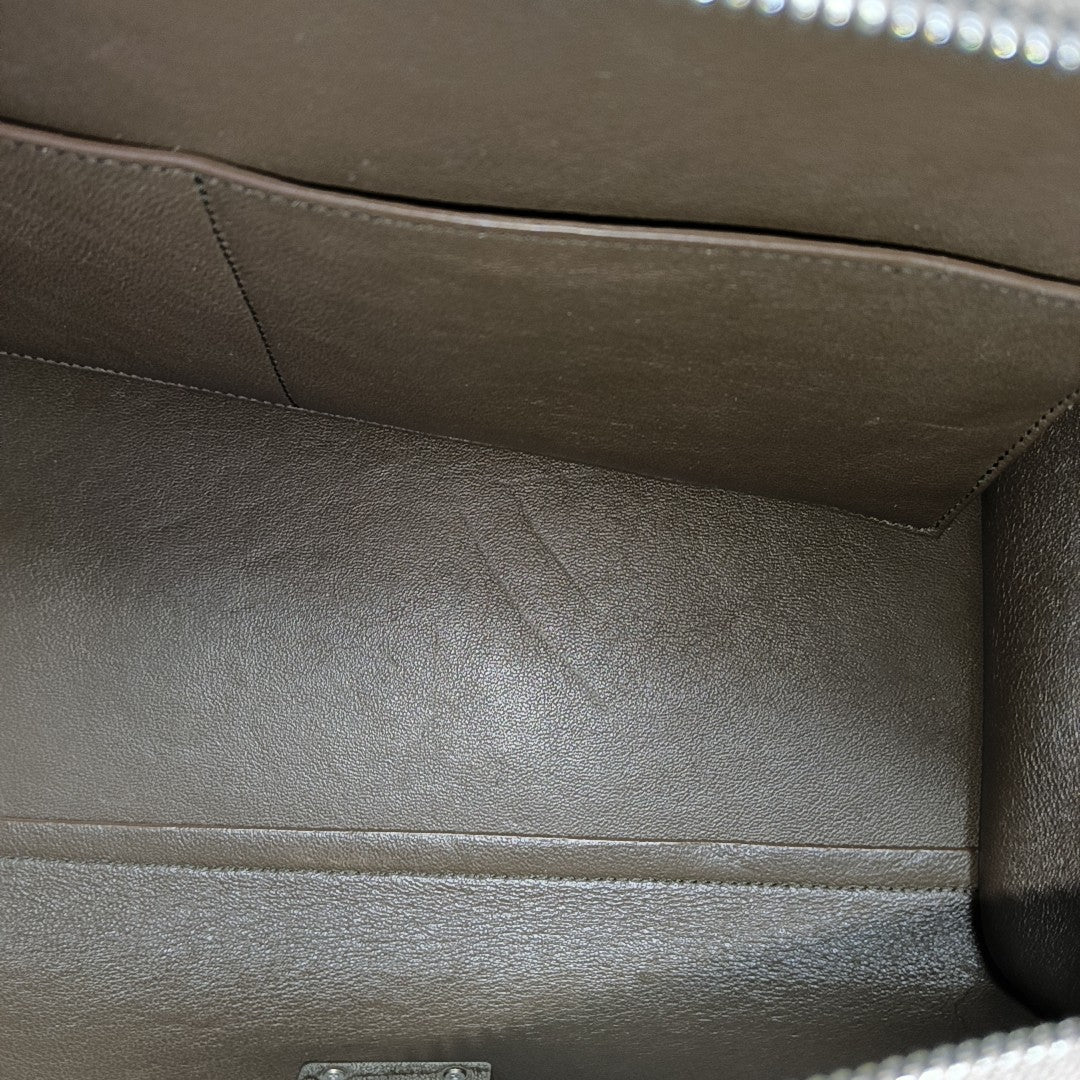 TRAPEZE Small Calfskin Gray