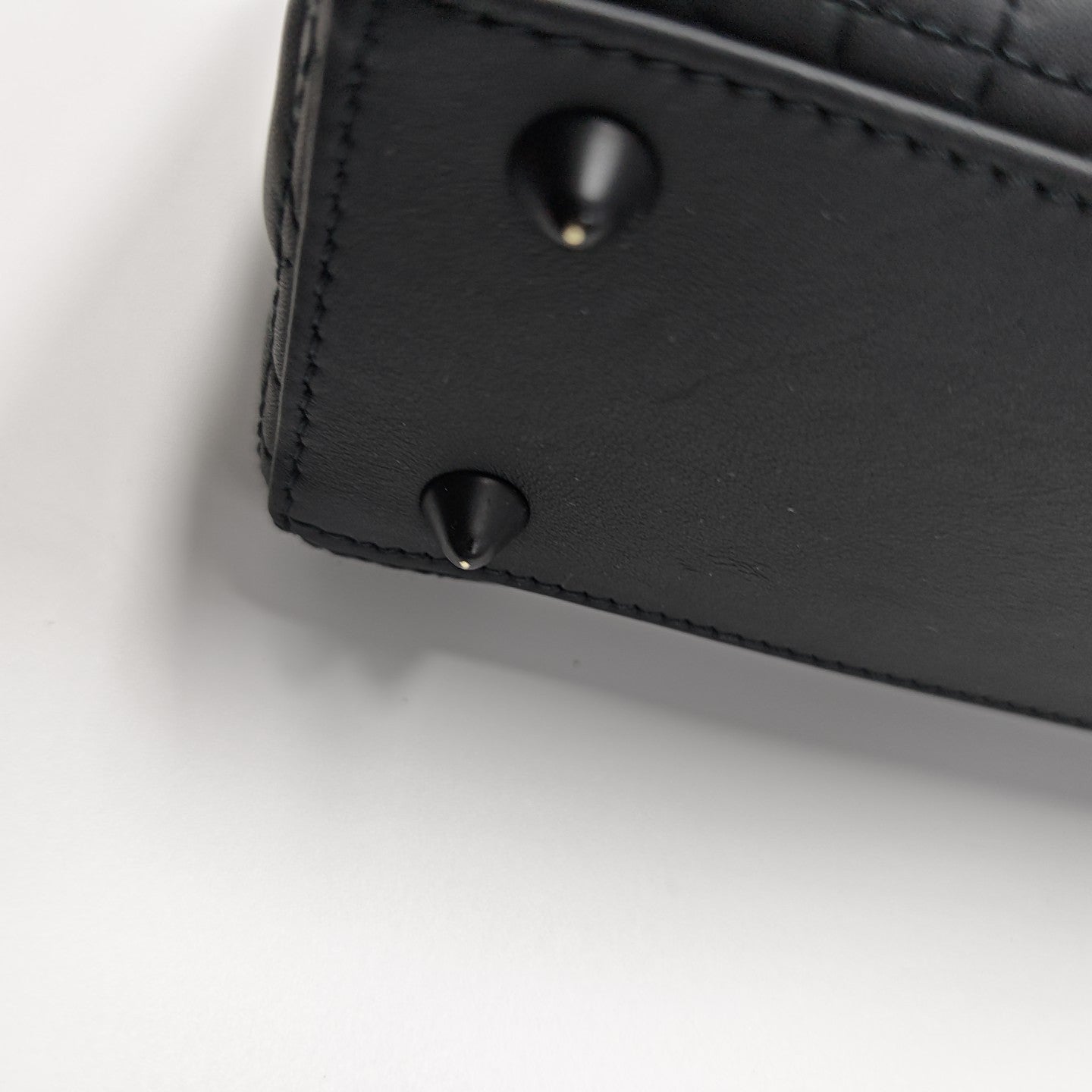Lady Dior Small Cannage Calfskin Black