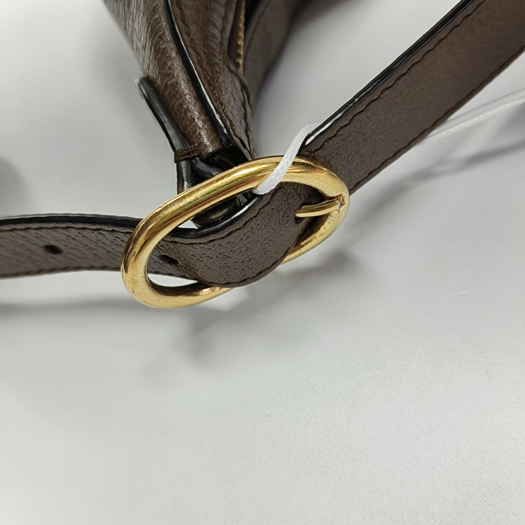 Authenticated pre-owned  Ophidia Mini Monogram Coated Canvas Beige - Top Handle Bag at Looply