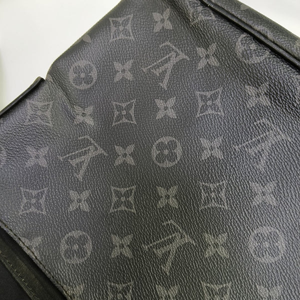 DISTRICT PM Monogram Coated Canvas Black