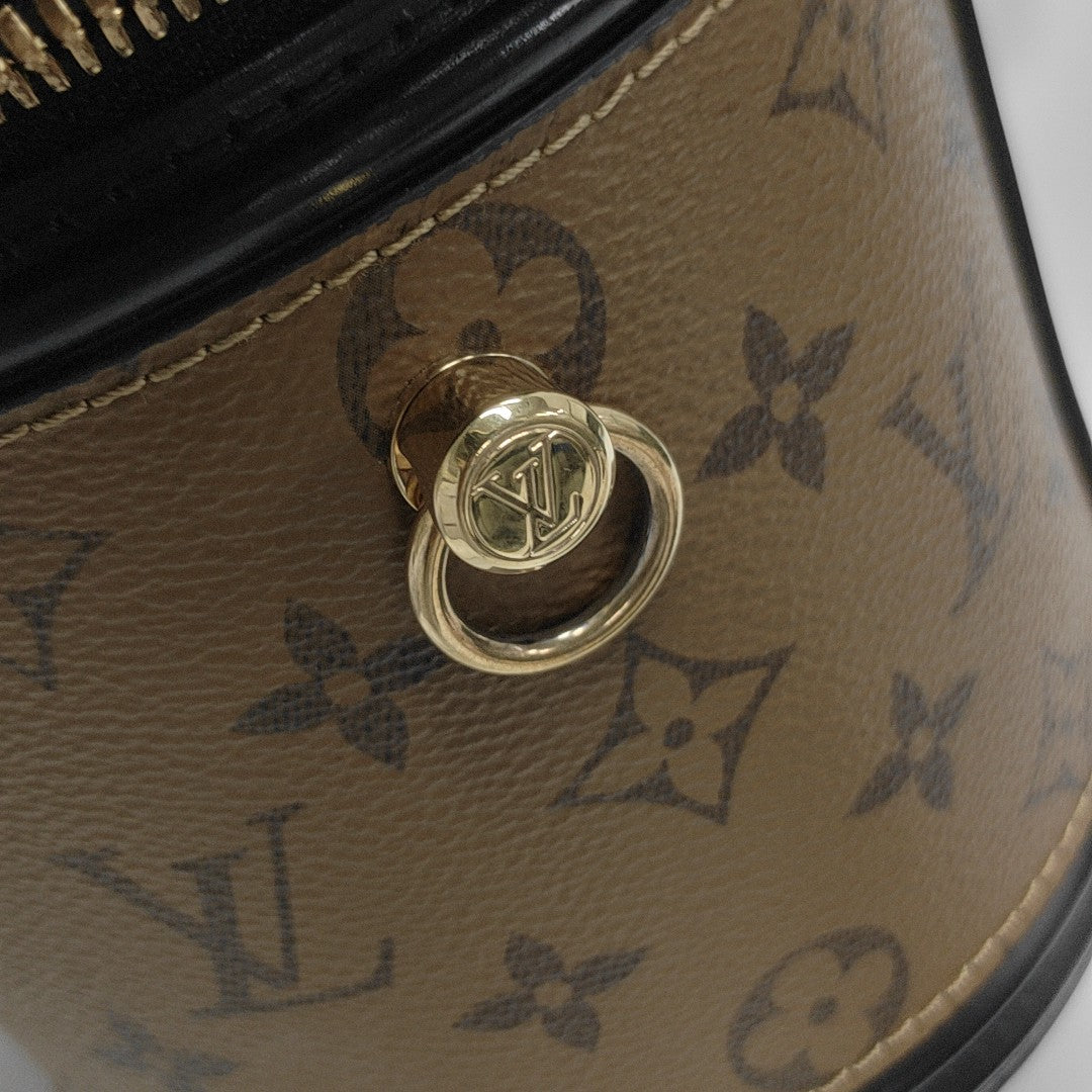 CANNES PM Monogram Coated Canvas Brown