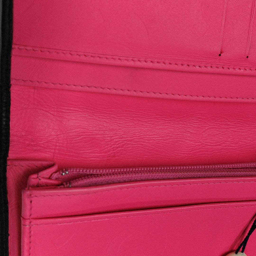 CAMBON Quilted Calfskin Black Wallet