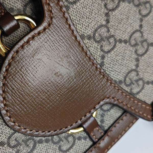 Horsebit 1955 Mini Coated Canvas Beige