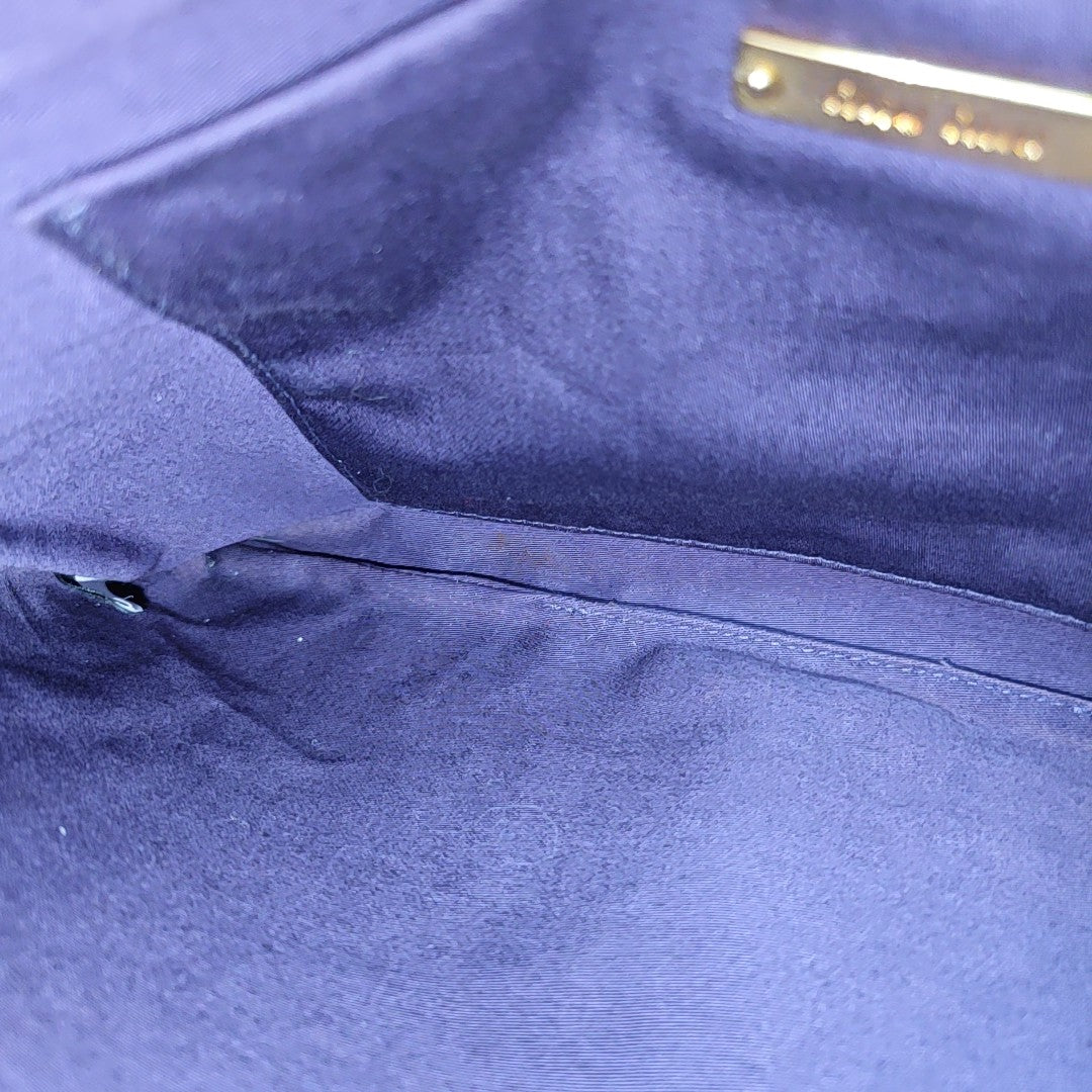 Calfskin Shoulder Bag Purple