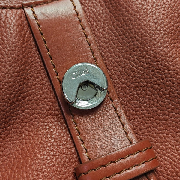 Aby Small Calfskin Brown