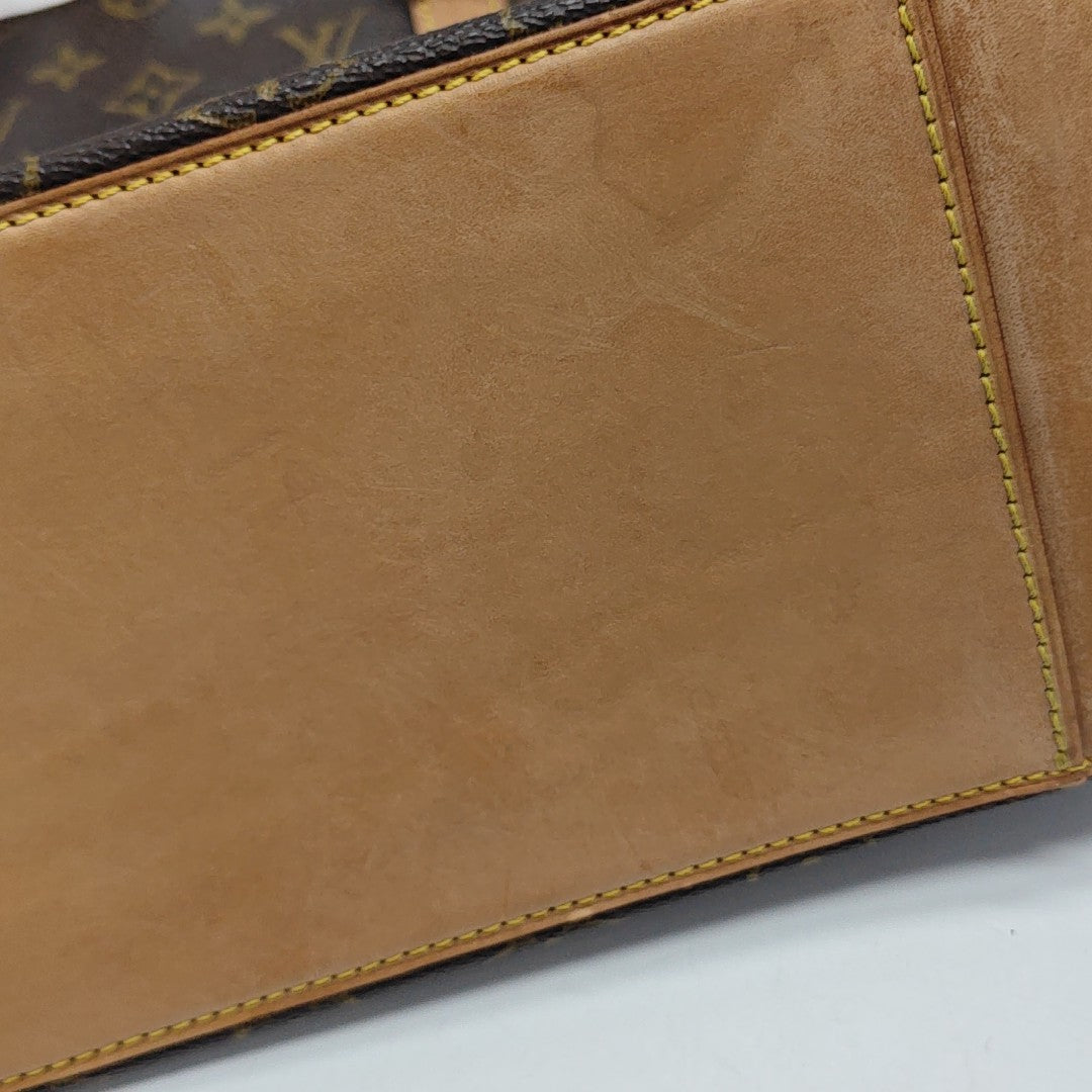 PIANO PM Monogram Coated Canvas Brown