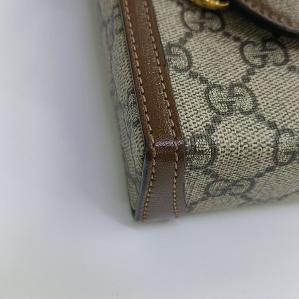 Horsebit 1955 Mini Coated Canvas Beige